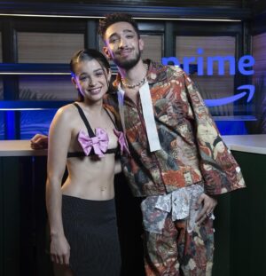 Berta Castañé Instagram - ¡Vaya día el de ayer! 
Estuvimos presentando #SigueMiVoz y #ViajeDeFinDeCurso entre muchísimos más proyectos increíbles que se estrenarán en 2025 en @primevideoes 🩵
Nos vemos allí!!!✨🕊️
•
MUAH @mr.davidlopez @burdampi 
Outfit @serrastudio_ x @aflameconcept x @arenarojabrand @soloatame

@salvadoragency @granviacomunica 🤍
