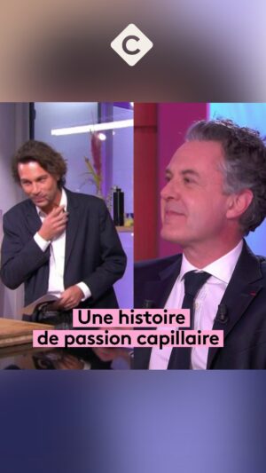 Bertrand Chameroy Instagram - Entre @christophebechu et @bertrand.cham , c’est surtout une passion capillaire en commun 🙈

#CàVous

#ChristopheBechu #BertrandChameroy #passion