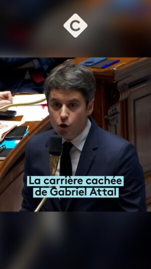 Bertrand Chameroy Instagram - Révélations dans l’ABC : Gabriel Attal nous avait caché sa carrière dans l’industrie musicale 🫢

#CàVous #CaVous @bertrand.cham