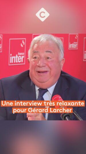 Bertrand Chameroy Instagram - Mais pourquoi Léa Salamé interviewe-t-elle désormais ses invités depuis le haut d’une chaise d’arbitre ?! 🤔

#CàVous @bertrand.cham #CaVous #LeaSalame #GerardLarcher