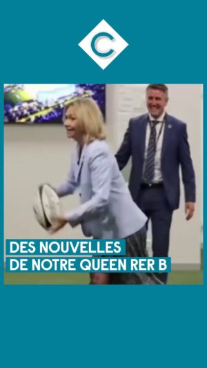 Bertrand Chameroy Instagram - Des nouvelles de notre Queen RER B, qui a décidé de conquérir le monde... 🏉

@bertrand.cham #CàVous #CaVous #valeriepecresse #rugby #QueenB