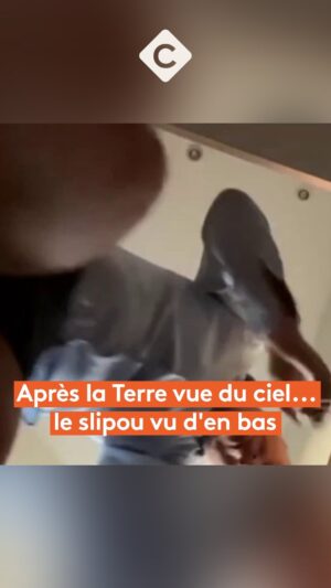 Bertrand Chameroy Instagram - Après la Terre vue du ciel... le slipou vu d’en bas 🫢

#CàVous #CaVous @bertrand.cham #climat #slipou