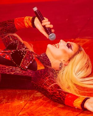 Beverly Kills Instagram - I’m at @MELBFRINGE this weekend! 🔥😇
2 for 1 tickets - code ‘SOSOFAB’ 🎫 
🔗 in bio

@muller.insta 📸
@whatsonstonnington