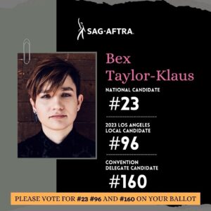 Bex Taylor-Klaus Instagram - i’m so grateful 🥹🥹 i’m running unaffiliated, so i don’t have a big party behind me. what i do have is a powerful community 💪🏼💪🏼 thank you so much @holamijasbonitas @claudiaramosdesigns (by way of the amazing @xoxolizza ) for making these amazing graphics 🥹🥹🥹 it makes me feel like we might have a shot, party or not!!!