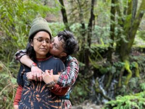 Bex Taylor-Klaus Instagram - it’s hard out there. so we went to the trees for a little peace and healing.
