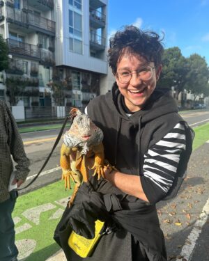 Bex Taylor-Klaus Instagram - today i met a dragon