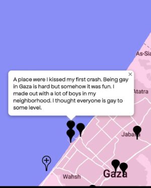 Bex Taylor-Klaus Instagram - queering the map 💔🕊️