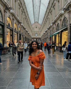 Bhoomi Shetty Instagram - Brussels swept me off my feet with its breathtaking architecture, deep-rooted history, and the lively rhythm of its streets filled with music. Every step felt like a new adventure, urging the artist in me to stay, immerse deeper, and uncover the city’s countless wonders. It’s a place where beauty meets vibrancy, and I couldn’t help but fall in love with its charm.
Every moment feels alive here✨ 
Keep my heart I’ll be back soooon🥂🌹
.
.
.
.
.
.
.
.
.
.
.
.
.
.
#alittlebrowngirl #bhoomishetty #actor #traveler #biker #solotravel #loveislove #getfitstayfit #europe #euro2024 #worldwide #littlethings #instagram #belgium #brussels #walk #history #streetphotography #photooftheday #gratidão