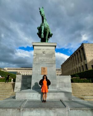 Bhoomi Shetty Instagram - Brussels swept me off my feet with its breathtaking architecture, deep-rooted history, and the lively rhythm of its streets filled with music. Every step felt like a new adventure, urging the artist in me to stay, immerse deeper, and uncover the city’s countless wonders. It’s a place where beauty meets vibrancy, and I couldn’t help but fall in love with its charm.
Every moment feels alive here✨ 
Keep my heart I’ll be back soooon🥂🌹
.
.
.
.
.
.
.
.
.
.
.
.
.
.
#alittlebrowngirl #bhoomishetty #actor #traveler #biker #solotravel #loveislove #getfitstayfit #europe #euro2024 #worldwide #littlethings #instagram #belgium #brussels #walk #history #streetphotography #photooftheday #gratidão