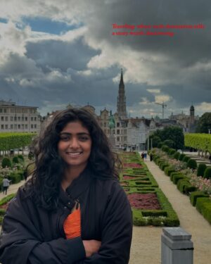 Bhoomi Shetty Instagram - Brussels swept me off my feet with its breathtaking architecture, deep-rooted history, and the lively rhythm of its streets filled with music. Every step felt like a new adventure, urging the artist in me to stay, immerse deeper, and uncover the city’s countless wonders. It’s a place where beauty meets vibrancy, and I couldn’t help but fall in love with its charm.
Every moment feels alive here✨ 
Keep my heart I’ll be back soooon🥂🌹
.
.
.
.
.
.
.
.
.
.
.
.
.
.
#alittlebrowngirl #bhoomishetty #actor #traveler #biker #solotravel #loveislove #getfitstayfit #europe #euro2024 #worldwide #littlethings #instagram #belgium #brussels #walk #history #streetphotography #photooftheday #gratidão