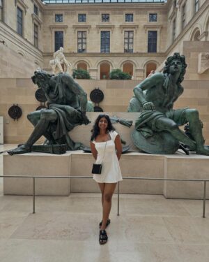 Bhoomi Shetty Instagram - In love with the rhythm of Parisian allure, 
embracing la joie de vivre. 🌟🇫🇷🗼
.
.
.
.
.
.
.
.
.
.
.
.
#alittlebrowngirl #bhoomishetty #actor #biker #traveler #europe #frenchie #loveislove #outfit  #instagram #photooftheday #photography #eiffeltower #louvor #eiffel #paris #bonjour #parisian #gratidão