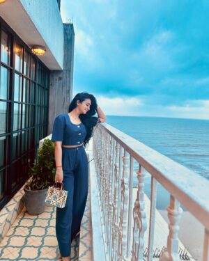 Bhoomika Mirchandani Instagram - You were born bluer than a butterfly 🦋🩵🧿