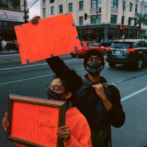 Bianca A. Santos Instagram - 6.5.20 
We wore orange for National Gun Violence Awareness Day 
We sang Happy Birthday to #BreonnaTaylor for the justice she and others deserve
It was a Peaceful Protest for #BLM 
It’s a marathon not a sprint. 🙏🏼
