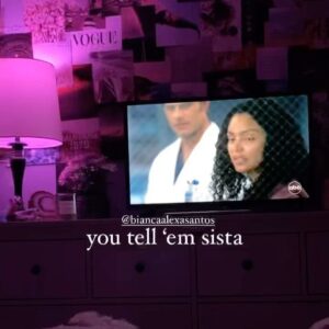 Bianca A. Santos Instagram - Thursdays became sacred! Thank you for tuning into @greysabc through the #Greys400 Finale! So grateful for the experience and the incredible talents I got to work with! 
•
*slides contain spoilers so catch up on Hulu if you know what’s good*