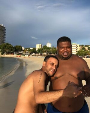 Big Narstie Instagram - My first time to Magaluf you came with me lol epic trip we was mash up lol I fell trying to punch the machine to hear you passed hour before my set man 🥲❤️ KING TUBBY one of da realest to come out of Sheffield 💯 dis one cuts deep