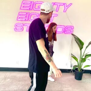Bijan Ali Instagram - Class is always 🔥when I am at @eightyeightstudiosla !!! Choro by the 🚨one and only @nickgilligan🚨. See you and @caoifecoleman soon ❤️
.
.
.
.
#eightyeightstudios 
#nickgilligan 
#lahiphop 
#hiphopclass
#trainwiththwbest 
#dancefamily
#lakid
#iambijanali 
#onlyonebijan