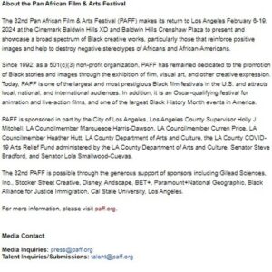 Bill Duke Instagram - The Pan African Film & Arts Festival (PAFF) is thrilled to announce that actor/director Bill Duke will accept The Ja’Net DuBois Lifetime Achievement Award during its Centerpiece on Thu., Feb. 15 at 7 p.m. at the Directors Guild of America in Los Angeles. PAFF’s Centerpiece will feature the red carpet world premiere of the Ethiopian war film “#FortheLoveoftheMotherland.” Tickets are on sale at paff.org.

“Presenting Bill Duke with the Ja’Net DuBois Lifetime Achievement Award is not just a celebration of his extraordinary career in film, but a recognition of his unwavering commitment to portraying diverse narratives and empowering marginalized voices,” said PAFF co-founder #AyukoBabu. “His groundbreaking work has left an indelible mark on the industry, inspiring generations of filmmakers and actors to strive for excellence and authenticity. Bill Duke’s contributions transcend the screen, embodying the spirit of Ja’Net DuBois herself, whose legacy of artistry and activism continues to inspire and uplift us all.”

Hollywood’s brightest stars are expected to come out to the Directors Guild of America to celebrate Bill Duke beginning with red carpet arrivals at 5:30 p.m. The program will begin at 7 p.m. More information is available paff.org.

Originally the Pan African Film Festival Lifetime Achievement Award, but renamed after the late “Good Times” actress and co-founder of PAFF, The Ja’Net DuBois Lifetime Achievement award holds immense significance within the Black entertainment industry and beyond, serving as a beacon of recognition for individuals who have made exceptional contributions to the #arts, #culture, and #society at large. 

#PAFF #BlackEntertainmentIndustry #JanetDuboisLifetimeAchievementAward #realbillduke #coribanks444 @sydthewriter #directorsguildofamerica #Ethiopia #johnsalley #carlgilliard #GarrettMorris #filmmaker #actor #Predator #DeepCover #SisterAct2 #Hoodlum #Menace2society #Thecemeteryclub #arageinharlem #TheKillingFloor #MPJINews #TheGrio #theroot