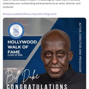 Bill Duke Instagram - @PhiBetaSigma Thank you so much and your support is very much appreciated. 

#realbillduke #heidibfuller #hollywoodwalkoffame #garrettmorris #CarlGilliard @TheGrio #Variety #HollywoodReporter @carlGilliard #glynnturman #hollywood #star @sydthewriter #LEGACY #THENEXTACT #BILLDUKE #AmericanFilmInstitute #garrettmorris @hwdwalkoffame
@nat_inspires 
@sydthewriter