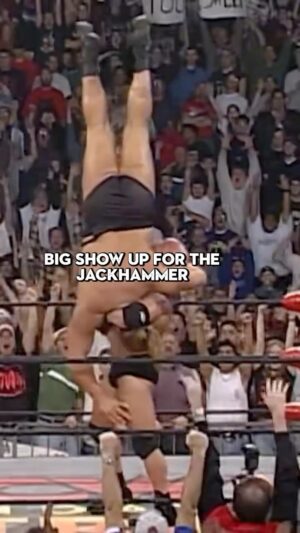Bill Goldberg Instagram - This was such a clean Jackhammer to the massive @paulwight 🙌 #wwe #wrestling #goldberg