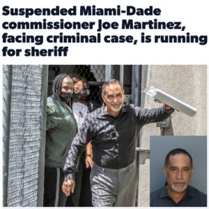 Billy Corben Instagram - Disgraced former Miami-Dade Commissioner Joe Martinez, suspended from office after public corruption arrest, plans to run for county sheriff before his felony criminal trial #BecauseMiami