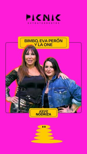 Bimbo Godoy Instagram - Eva Perón, Bimbo y Moria.
Qué trío😍✨.

El lunes nos visitó @srtabimbo y nos dejó grandes momentos con Mo.
Volvé a ver la entrevista.

Nave Nodriza | Con @moria_laone 
Todos los lunes | 18h