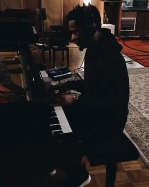Black Milk Instagram - 🍜 noodling around on the ivories trying to find sum magic. Was day 3 of making music in Germany for no project in particular, I’ll figure that out later. #CantAffordToNotRecord