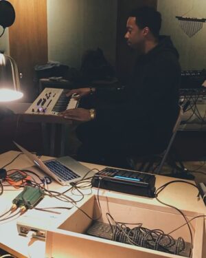 Black Milk Instagram - 🍜 noodling around on the ivories trying to find sum magic. Was day 3 of making music in Germany for no project in particular, I’ll figure that out later. #CantAffordToNotRecord