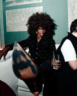 Black Peppa Instagram - @mrselfportrait Summer Party
Photographer: @davebenett 
MUA: @marcellaohmeara @charlottetilbury