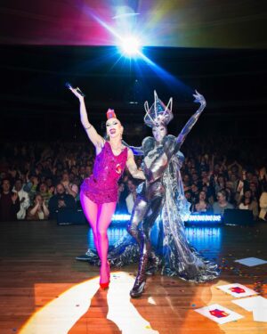 Black Peppa Instagram - Pinch me I must be dreaming!! 
Still cannot believe I was performing on stage alongside THE ICON and my favourite drag queen @sashavelour 🎨 
I performed one of the most contemporary pieces I’ve ever done with the talented @aaronwatkinson7 

I remember watching Sasha on their season when I was in university and said if I were a drag queen I’d be exactly like them. I’d use my creative imagination to mix art and drag so beautifully. Fast forward to now, feels like an outer-body experience performing with one of my favourite queens ever in my hometown Birmingham. Certainly a night to remember. 

Thank you Sasha for giving not just only me but so many other performers all across the country the platform to showcase their art! You are truly an inspiration. 🩷

📸 @mettieostrowski & @capturedbycorinne 
Full look by @malonfashion 
Corset: @misty_couture