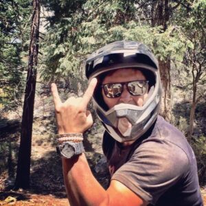 Blair Redford Instagram - This isn’t confidence. This is me thrilled that I didn’t wind up in the hospital after a trail I had no business attempting.