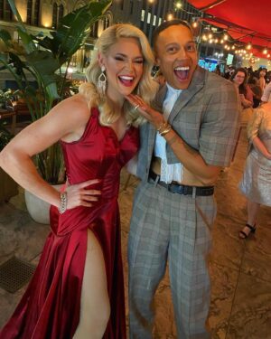 Blair St. Clair Instagram - Kinky Boots. Off Broadway. Opening Night. 👠
Wearing: @gloria_swansong 
Hair: @hairbyblairofficial 
Photo: @emiliomk
