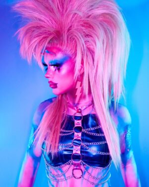 Blair St. Clair Instagram - Blair St. Clair X Ciara Myst

She’s been MYSTIFIED! Feeling the Baja Blast fantasy!

Thank you, @the_ciara_myst for painting me in your signature drag and letting me live out my Alien Superstar neon dreamz. 

Photo: @morepinklemonadepls 
Makeup: @the_ciara_myst