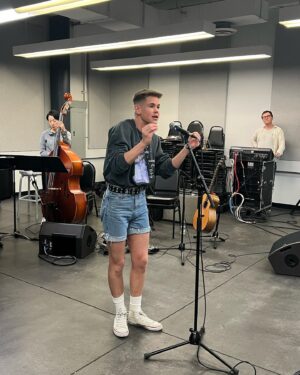 Blair St. Clair Instagram - @officialbroadwayworld 20th Anniversary Concert in rehearsal. 
Grateful. Honored. Blessed.