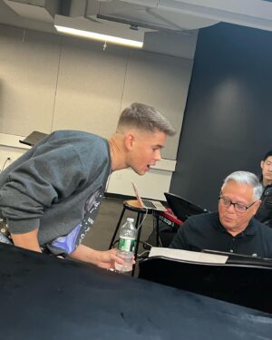 Blair St. Clair Instagram - @officialbroadwayworld 20th Anniversary Concert in rehearsal. 
Grateful. Honored. Blessed.