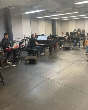 Blair St. Clair Instagram - @officialbroadwayworld 20th Anniversary Concert in rehearsal. 
Grateful. Honored. Blessed.