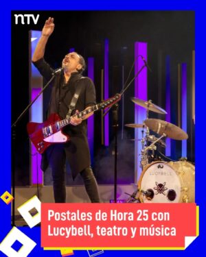 Blanca Lewin Instagram - ¡Aplausos para este gran episodio de Hora 25! 🎉 Donde disfrutamos de la música de la emblemática banda Lucybell en Hora 25 📺🎶

Además, nos deleitamos con la entretenida columna de teatro y artes escénicas junto a @yashirazhizmeri, quien nos trajo el fascinante mundo de las máscaras. Mientras tanto, @gonzalo_planet nos llevó a un gran encuentro con un músico histórico de Inti Illimani.

📸 Fotos: @barbaragoncas

📌 Recuerda #Hora25NTV con @blancalewin, los miércoles a la medianoche por @ntvchile, y el sábado por @tvn después de Best Seller.

#Hora25TVN #BlancaLewin #Música #Cultura #Teatro #Literatura #Entretenimiento #Cine #TelevisiónChilena