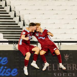 Bleu Landau Instagram - A DREAM COME TRUE😍⚒️
It still hasn’t sunk in, what an amazing experience to play at the bowl and to top it off with a goal!🔥 
Always thanks to @sellebrity_uk ❤️