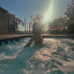 Blu Hunt Instagram - ok, a bikini post from June 16th
