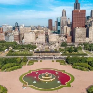 Bobbi Salvör Menuez Instagram - GAZA IS BLEEDING! END THE GENOCIDE!
Chicago Buckingham Fountain
rp @pal_actionus 

"We see those of you that care more about property damage than the plight of those being murdered and starved by u.s.-sanctioned forces.

It is time to listen to your bodymind as it screams that this is not right — we cannot live in forced complacency any longer.

We have nothing to lose but our chains!"