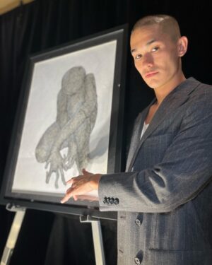 Booboo Stewart Instagram - So many of my favorite pieces found new homes at last weeks @parkwestgallery event,, thank you for having me 🦅