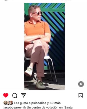 Boris Izaguirre Instagram - Votamos @rodoenla y su hijo, lo acabamos de hacer! Gracias a @laserairlinesoficial por permitir venir a acompañar a mi padre en este voto hoy 28 de julio 2024! Muy agradecido también a todas las personas que nos saludaron con tanto afecto y cariño en el colegio electoral y en la calle! Love, boris