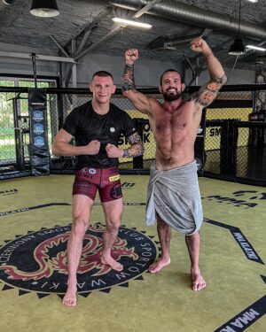 Borys Mańkowski Instagram - Na wyjeździe trening liczy się podwójnie, dziękuję @mankowski.borys za trening i wskazówki 🙏🏻🔝