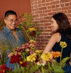 Bowen Yang Instagram - a perfect new york day for moi??? having @pinterest and the greatest @withreservation tag along at my fav brooklyn spots: @bklynlibrary for books, @outlineflorals for sublime flowers, and @bonniesbrooklyn for the best meal in town hands down. 📚💐🍲🌃📌 thank you life thank you love!!!! grooming by @evydrew