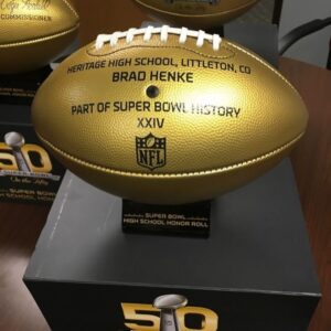 Brad William Henke Instagram - This picture here let me tell you, I took this rookie year with MTV VJ, @downtownjuliebrown, and I was doing well on special-teams and sometimes as a pass rusher, so it was cool to be acknowledged.

Since I was eight years old, I worked just about every day to be a football player, and my family was so supportive. As I got older, I realized it's really about the support you get from the people around you, my grandpa welded me a leg press, and my dad picked up a blocking sled that they were giving away at the high school, and I used those every day. 

It’s funny because when I went to the Super Bowl , I was like, “this is it” ?- I have been working all my life, and I didn’t feel like I thought it would feel- I thought it would feel like when I walk onto a movie set or TV set like the most exciting thing in my life, but it didn’t. 

It wasn't until later that I realized acting was my true passion,  but ill always love football because it made way for me to get a college education and taught me discipline, handling disappointment, working through everything, and taking criticism.  Football helped me then, and the lessons I learned still help me. So I thank God that that point in my life has led me to acting, which is the biggest gift of all. 

Let's go, Tom! Bring one home!