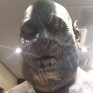 Brad William Henke Instagram - This is me rehearsing #1้ in my trailer while shooting #bright #Dorghu @netflix