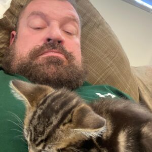 Brad William Henke Instagram - I never knew I was a CAT PERSON but I’m in L O V E ❤️