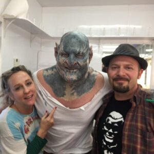 Brad William Henke Instagram - This is Jamie / @jkelmakeup / he put my prosthetics on and painted them and Kept me comfortable in it for 15 hours - talked me down when I felt claustrophobic and wanted to tear it off lol -  great guy - super talented 🎬