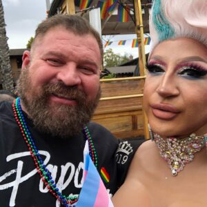 Brad William Henke Instagram - Last week I was asked to ride on a float for Long Beach Pride !  What an honor ! Representing Long Beach Gay Lesbian Chamber of Commerce ❤️. Thank you ! It was so much fun 💯. Thank him @heatherisradder for making it happen !