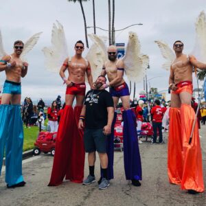 Brad William Henke Instagram - Last week I was asked to ride on a float for Long Beach Pride !  What an honor ! Representing Long Beach Gay Lesbian Chamber of Commerce ❤️. Thank you ! It was so much fun 💯. Thank him @heatherisradder for making it happen !