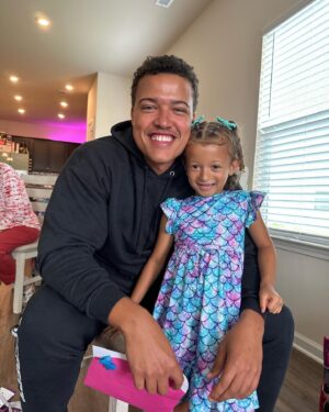 Bradley Constant Instagram - Happy Birthday Rosie! I love being your uncle and buying you chocolate and hiding it from your daddy 🍫😈😂